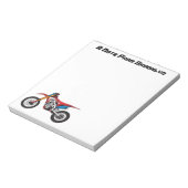 Bloc-note Red dirt bike motorcycle (Tourné)