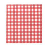 Bloc-note Red gingham (Devant)