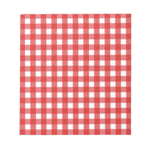 Bloc-note Red gingham