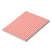 Bloc-note Red Gingham Check Pattern (Tourné)