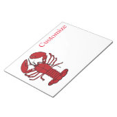 Bloc-note Red Maine Lobster Thunder_Cove (Incliné)