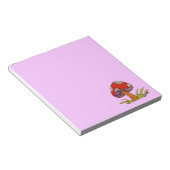 Bloc-note Red Mushroom with purple background (Incliné)