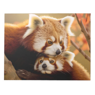 Bloc-note Red Panda Animal Wild Beauté Liberté Wilderness