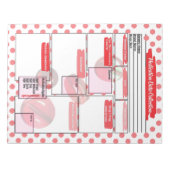 Bloc-note Red Pills Modèle des médicaments pour étudiants en (Devant)