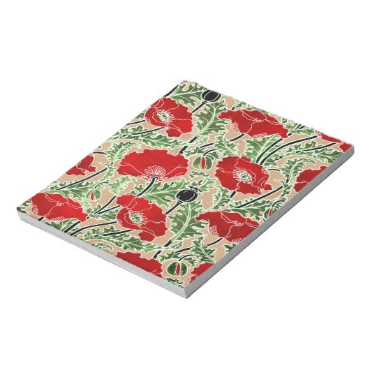 Bloc-note Red Poppy (Tourné)