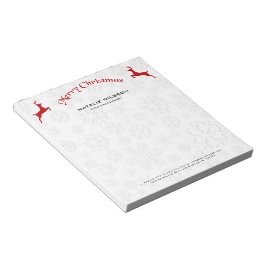 Bloc-note Red Reindeer (Incliné)