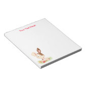 Bloc-note Red Watercolor (Incliné)