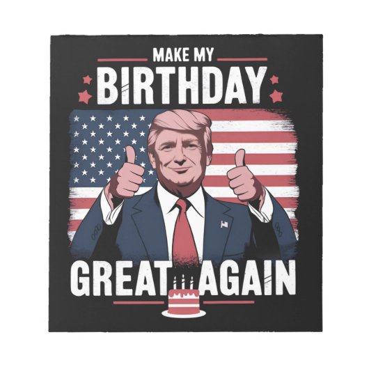 Bloc-note Refaire Mon Anniversaire Encore Plus Génial Drôle (Devant)