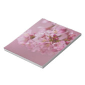 Bloc-note Reflets Rose Pâle des Fleurs de Cerisier Sakura (Tourné)