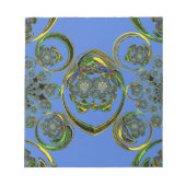 Bloc-note Regardez mes courbes bleues (Devant)