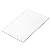 Bloc-note Règle de collège de ligne verte simple (Incliné)