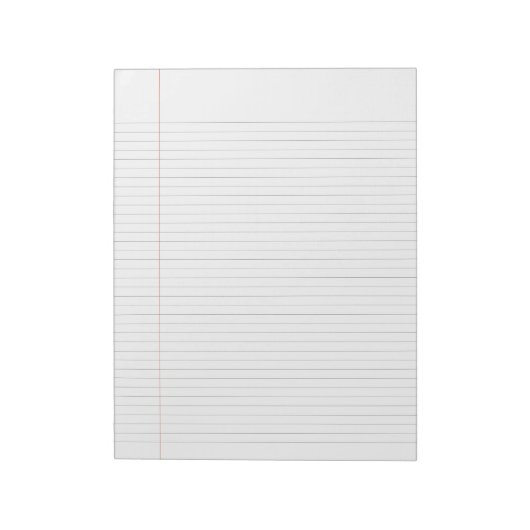 Bloc-note Règle du Collège Ligne Verte Classique (Tourné)
