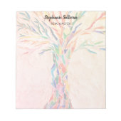 Bloc-note Reiki Master Rainbow Tree Personalized (Devant)