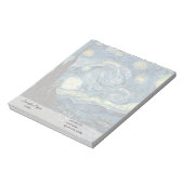 Bloc-note Réimpression d'art célèbre, Starry Night, Van Gogh (Tourné)