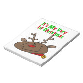 Bloc-note Reindeer Très 1er Noël (Tourné)