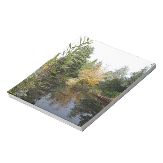 Bloc-note Relaxing garden scene picture, beautiful trees (Tourné)