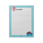 Bloc-note Remember Blue Cat Lined Notes Notespad (Tourné)