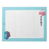 Bloc-note Remember Blue Cat Lined Notes Notespad (Devant)