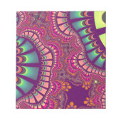 Bloc-note Remix arc rose et Turquoise (Devant)