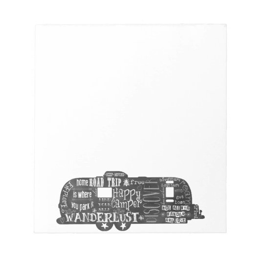 Bloc-note Remorque Chalkboard (Devant)