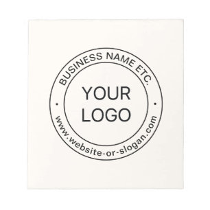 Bloc-note Remplacement de logo facile & Texte modifiable B