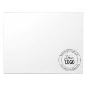 Bloc-note Remplacement et personnalisation faciles du logo (Devant)