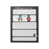 Bloc-note Remplacer L'Enseignant Pendant Que Vous N'Étiez Pa (Tourné)