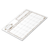 Bloc-note Remplir le calendrier vide (Incliné)