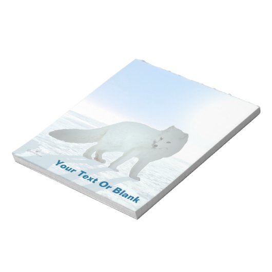 Bloc-note Renard arctique (Tourné)