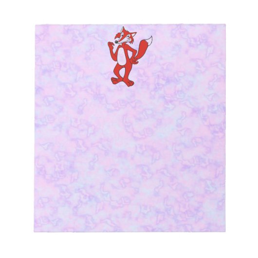 Bloc-note Renard rouge (Devant)