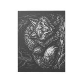 Bloc-note Renard rusé de la forêt — par BurnsInHell (Tourné)