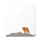 Bloc-note 🦊 Renard sur le Rocher (Devant)