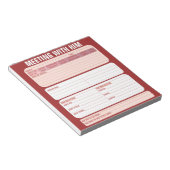 Bloc-note Rencontrer avec Lui (Incliné)