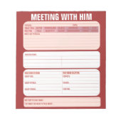 Bloc-note Rencontrer avec Lui (Devant)