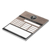 Bloc-note Rendez-vous Médicale Silver Caduceus professionnel (Tourné)