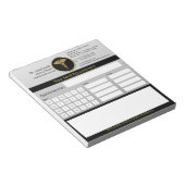 Bloc-note Rendez-vous professionnel Caduceus Gold Médicale (Incliné)