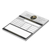 Bloc-note Rendez-vous professionnel Caduceus Gold Médicale (Tourné)