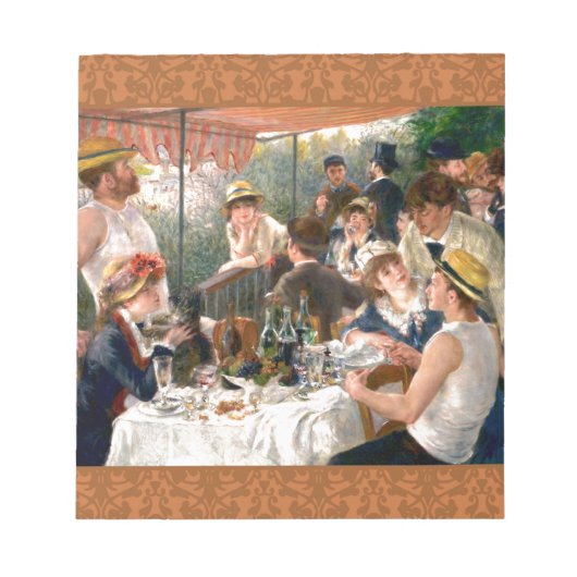 Bloc-note Renoir French Luncheon Booking Party (Devant)