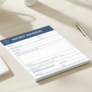 Bloc-note Renvoi de patient par un médecin spécialiste Pad M