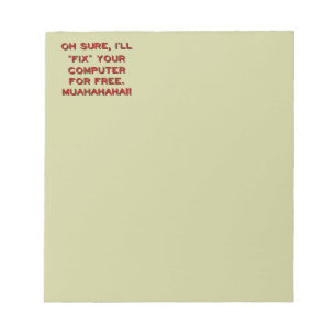 Bloc-note Réparez Votre Ordinateur Gratuitement ?