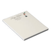 Bloc-note Reposer dans une bouteille d'encre (Incliné)