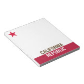 Bloc-note RÉPUBLIQUE DE CALIFORNIE Drapeau Drapeau Drapeau D (Incliné)