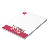 Bloc-note RÉPUBLIQUE DE CALIFORNIE Drapeau Drapeau Drapeau D (Tourné)