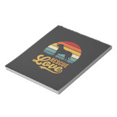 Bloc-note Rescue Love Retro Dog Sunset_1 (Tourné)