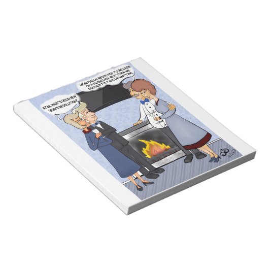 Bloc-note Résolution du Nouvel An (Incliné)