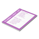 Bloc-note Responsabilité Se préparer AM PM Checklist Kid's (Tourné)