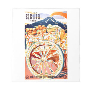 Bloc-note Ressort 1947 éternel d'affiche de voyage de la