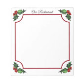 Bloc-note Restaurant Holiday (Devant)