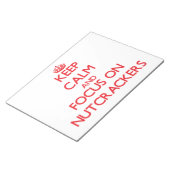 Bloc-note Restez calme et concentrez-vous sur les crapets (Incliné)