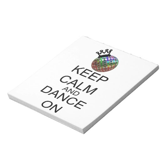 Bloc-note Restez Calme Et Dansez (Tourné)